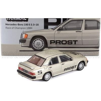 TARMAC MERCEDES BENZ 190E 2.6 16V N 5 RACE OF CHAMPION 1984 ALAIN PROST - SILVER 1/64