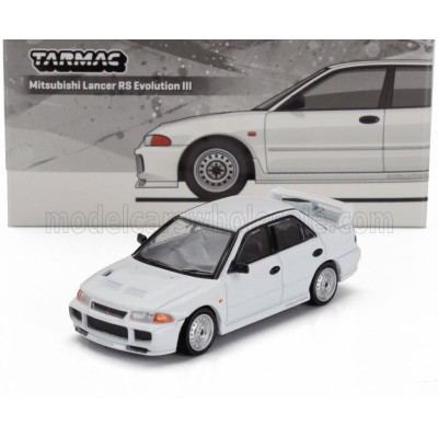 TARMAC MITSUBISHI LANCER III RS EVO 1997 - WHITE 1/64
