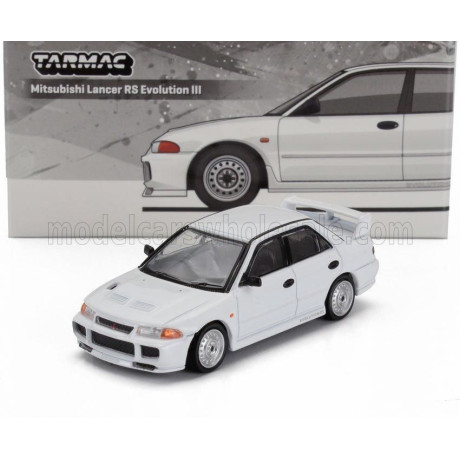 TARMAC MITSUBISHI LANCER III RS EVO 1997 - WHITE 1/64