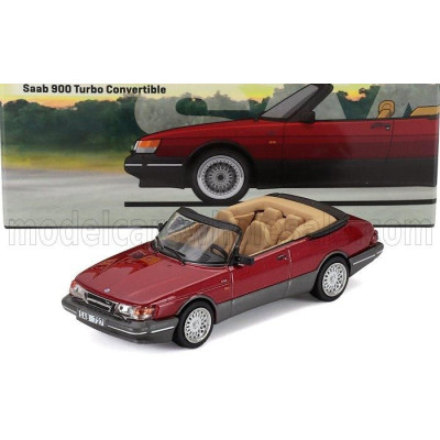 TARMAC SAAB 900 TURBO CABRIOLET 1989 - RED 1/64