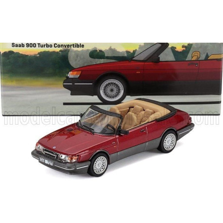 TARMAC SAAB 900 TURBO CABRIOLET 1989 - RED 1/64