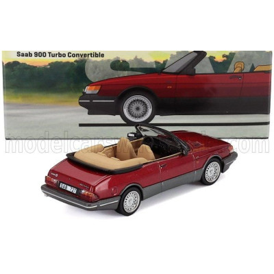 TARMAC SAAB 900 TURBO CABRIOLET 1989 - RED 1/64