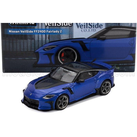 TARMAC MAZDA Z FFZ400 VEILSIDE COUPE 2024 - BLUE BLACK 1/64