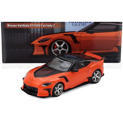 TARMAC NISSAN Z FFZ400 VEILSIDE COUPE 2024 - ORANGE BLACK 1/64