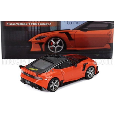 TARMAC NISSAN Z FFZ400 VEILSIDE COUPE 2024 - ORANGE BLACK 1/64