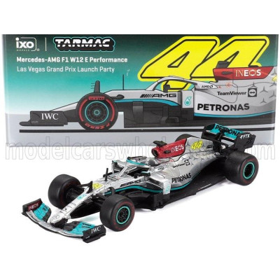 TARMAC MERCEDES GP F1  W12 MERCEDES M12 EQ POWER+ TEAM AMG PETRONAS MOTORSPORT FORMULA ONE N 44 2nd LAS VEGAS USA GP 2021 LEWIS