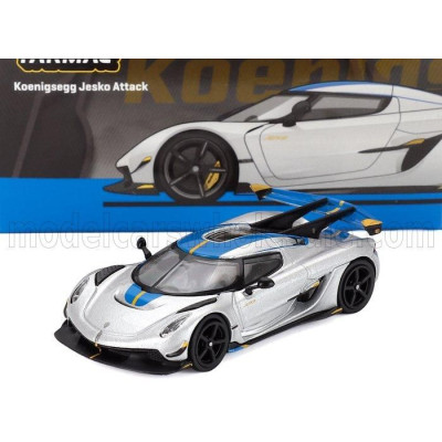 TARMAC KOENIGSEGG JESKO ATTACK 2024 - SILVER 1/64