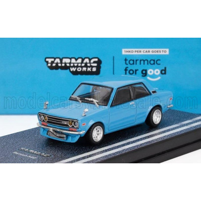 TARMAC DATSUN 510 1972 - LIGHT BLUE 1/64