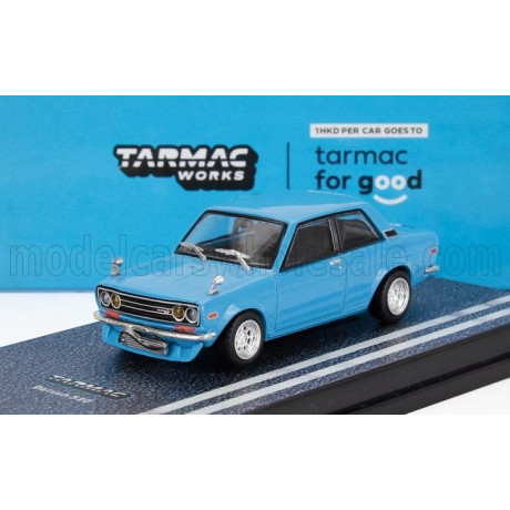 TARMAC DATSUN 510 1972 - LIGHT BLUE 1/64