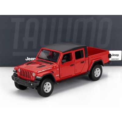 TAYUMO JEEP GLADIATOR PICK-UP TRUCK RUBICON 2020 - RED BLACK 1/32