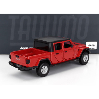 TAYUMO JEEP GLADIATOR PICK-UP TRUCK RUBICON 2020 - RED BLACK 1/32
