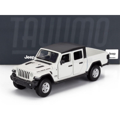 TAYUMO JEEP GLADIATOR PICK-UP TRUCK RUBICON 2020 - WHITE BLACK 1/32