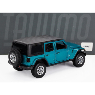 TAYUMO JEEP WRANGLER SAHARA HARD-TOP 2012 - BLUE BLACK 1/32
