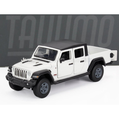 TAYUMO JEEP GLADIATOR PICK-UP 2020 - WHITE BLACK 1/32