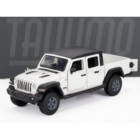 TAYUMO JEEP GLADIATOR PICK-UP 2020 - WHITE BLACK 1/32