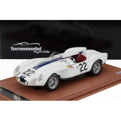 TECNOMODEL FERRARI 250TR 3.0L V12 PONTOON FENDER TESTAROSSA SPIDER TEAM ED HUGUS N 22 24h LE MANS 1958 ED HUGUS - RAY ERNIE ERIC