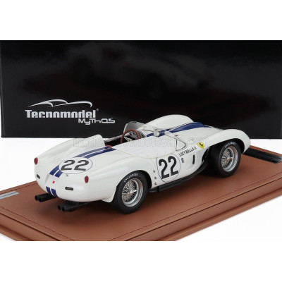 TECNOMODEL FERRARI 250TR 3.0L V12 PONTOON FENDER TESTAROSSA SPIDER TEAM ED HUGUS N 22 24h LE MANS 1958 ED HUGUS - RAY ERNIE ERIC