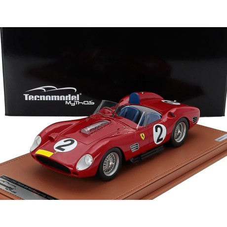 TECNOMODEL FERRARI 250TR TESTAROSSA 3.0L V12 SPIDER TEAM SCUDERIA FERRARI SPA N 2 3rd 1000km NURBURGRING 1960 CLIFF ALLISON - WI