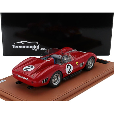TECNOMODEL FERRARI 250TR TESTAROSSA 3.0L V12 SPIDER TEAM SCUDERIA FERRARI SPA N 2 3rd 1000km NURBURGRING 1960 CLIFF ALLISON - WI