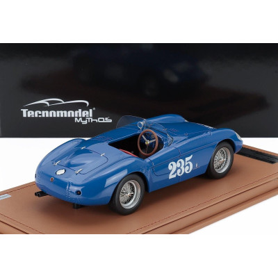 TECNOMODEL FERRARI 500 MONDIAL 3.0L SPIDER N 235 SANTA BARBARA ROAD RACE 1954 PORFIRIO RUBIROSA - BLUE 1/18