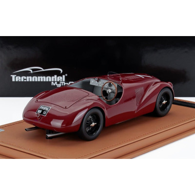 TECNOMODEL FERRARI 125S SPIDER N 70 CIRCUITO DI LIVORNO 1947 TAZIO NUVOLARI - ROSSO MUGELLO - RED 1/18
