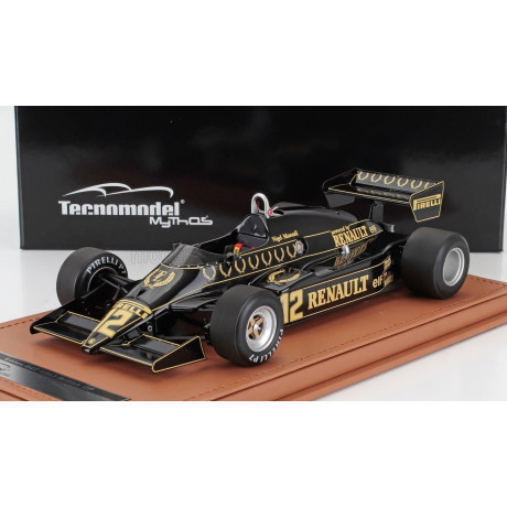 TECNOMODEL LOTUS F1  94T TEAM JPS N 12 BRITISH GP 1983 NIGEL MANSELL - BLACK GOLD 1/18