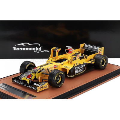 TECNOMODEL JORDAN F1  198 HONDA MF-301 HC N 9 IMOLA GP 1998 DAMON HILL - YELLOW BLACK 1/18