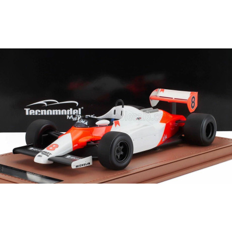 TECNOMODEL McLAREN F1  MP4/1C N 8 USA LONG BEACH GP 1983 NIKI LAUDA - WHITE RED 1/18