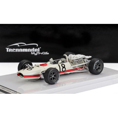 TECNOMODEL HONDA F1  RA273 N 18 ITALY GP 1966 RICHIE GINTHER - WHITE 1/43