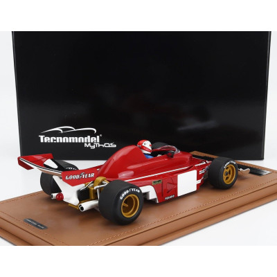 TECNOMODEL FERRARI F1  312B3 N 0 TEST MONZA GP (with pilot figure) 1974 CLAY REGAZZONI - RED WHITE 1/18