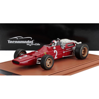 TECNOMODEL FERRARI F1  312 F1-67 N 2 ITALY GP (with pilot figure) 1967 CHRIS AMON - RED 1/18