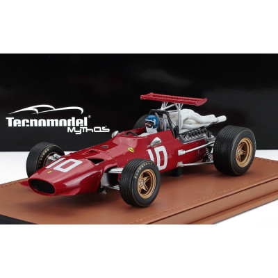 TECNOMODEL FERRARI F1 312 SCUDERIA FERRARI N 10 DUTCH GP (with pilot figure) 1968 JACKY ICKX - RED 1/18