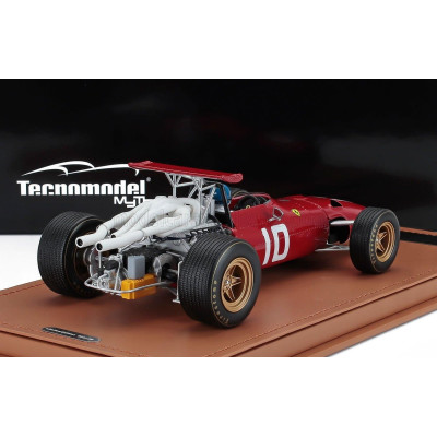 TECNOMODEL FERRARI F1 312 SCUDERIA FERRARI N 10 DUTCH GP (with pilot figure) 1968 JACKY ICKX - RED 1/18