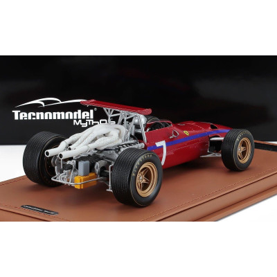 TECNOMODEL FERRARI F1  312 SCUDERIA FERRARI N 7 WATKINS GLEN GP (with pilot figure) 1968 DEREK BELL - RED 1/18