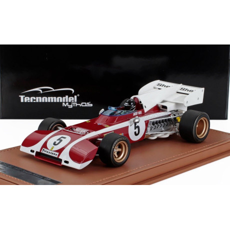 TECNOMODEL FERRARI F1  312B2 N 5 SOUTH AFRICAN GP (with pilot figure) 1971 JACKY ICKX - RED WHITE 1/18