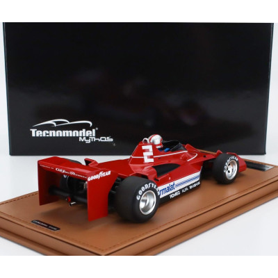 TECNOMODEL ALFA ROMEO F1  BRABHAM BT45C N 2 BRAZILIAN GP (with pilot figure) 1978 JOHN WATSON - RED 1/18