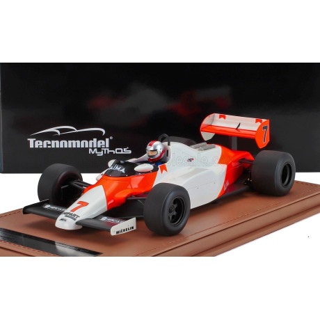TECNOMODEL McLAREN F1  MP4/1C N 7 WINNER USA LONG BEACH GP (with pilot figure) 1983 JOHN WATSON - WHITE RED 1/18