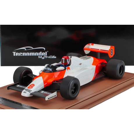 TECNOMODEL McLAREN F1  MP4/1C N 8 USA LONG BEACH GP (with pilot figure) 1983 NIKI LAUDA - WHITE RED 1/18