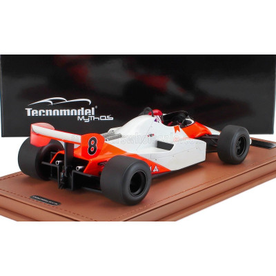 TECNOMODEL McLAREN F1  MP4/1C N 8 USA LONG BEACH GP (with pilot figure) 1983 NIKI LAUDA - WHITE RED 1/18