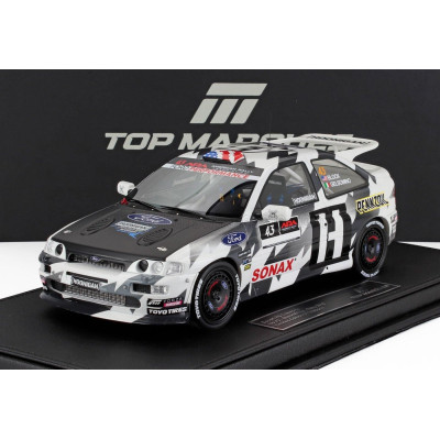 TOPMARQUES FORD ENGLAND ESCORT RS COSWORTH N 43 HOONIGAN 3rd RALLY TRAIN OREGON 2018 KEN BLOCK - ALESSANDRO GELSOMINO - BLACK WH