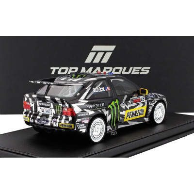TOPMARQUES FORD ENGLAND ESCORT RS COSWORTH N 43 HOONIGAN 2017 KEN BLOCK - WITHOUT TIRES - BLACK 1/18