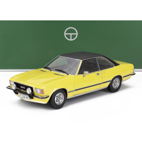 TOURING MODELCARS OPEL COMMODORE B GS/E COUPE 1975 - YELLOW BLACK 1/18