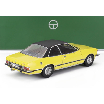 TOURING MODELCARS OPEL COMMODORE B GS/E COUPE 1975 - YELLOW BLACK 1/18