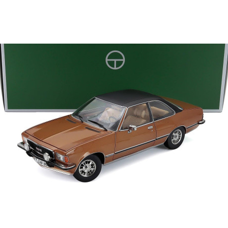 TOURING MODELCARS OPEL COMMODORE B GS/E COUPE 1975 - BROWN BLACK 1/18