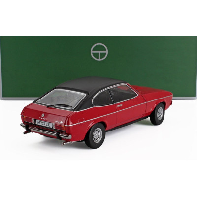 TOURING MODELCARS FORD ENGLAND CAPRI MKII 3.0 GHIA COUPE 1974 - RED BLACK 1/18