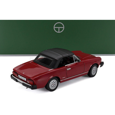 TOURING MODELCARS PININFARINA SPIDER EUROPA CABRIOLET SOFT-TOP 1982 - RED BLACK 1/18