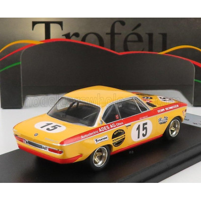 TROFEU BMW 2800CS N 15 4h MONZA 1973 M.DUPONT - P.BLANCPAIN - ORANGE RED 1/43