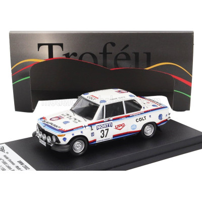 TROFEU BMW 2002 (night version) N 37 RALLY 1000 LAKES 1974 HEIKKI ENOMAA - MATTI HANKAVAARA - WHITE BLUE RED 1/43