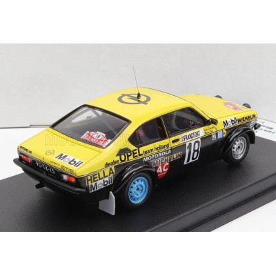 TROFEU OPEL KADETT GT/E (night version) N 18 RALLY MONTECARLO 1978 L.CARLSSON - B.DE JONG - YELLOW BLACK 1/43