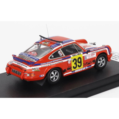 TROFEU PORSCHE 911 CARRERA RS (night version) N 39 RALLY MONTECARLO 1977 GERARD SWATON - BERNARD CORDESSE - ORANGE 1/43